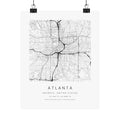 Atlanta, Georgia City Map Print — Minimalist Street Map Wall Art