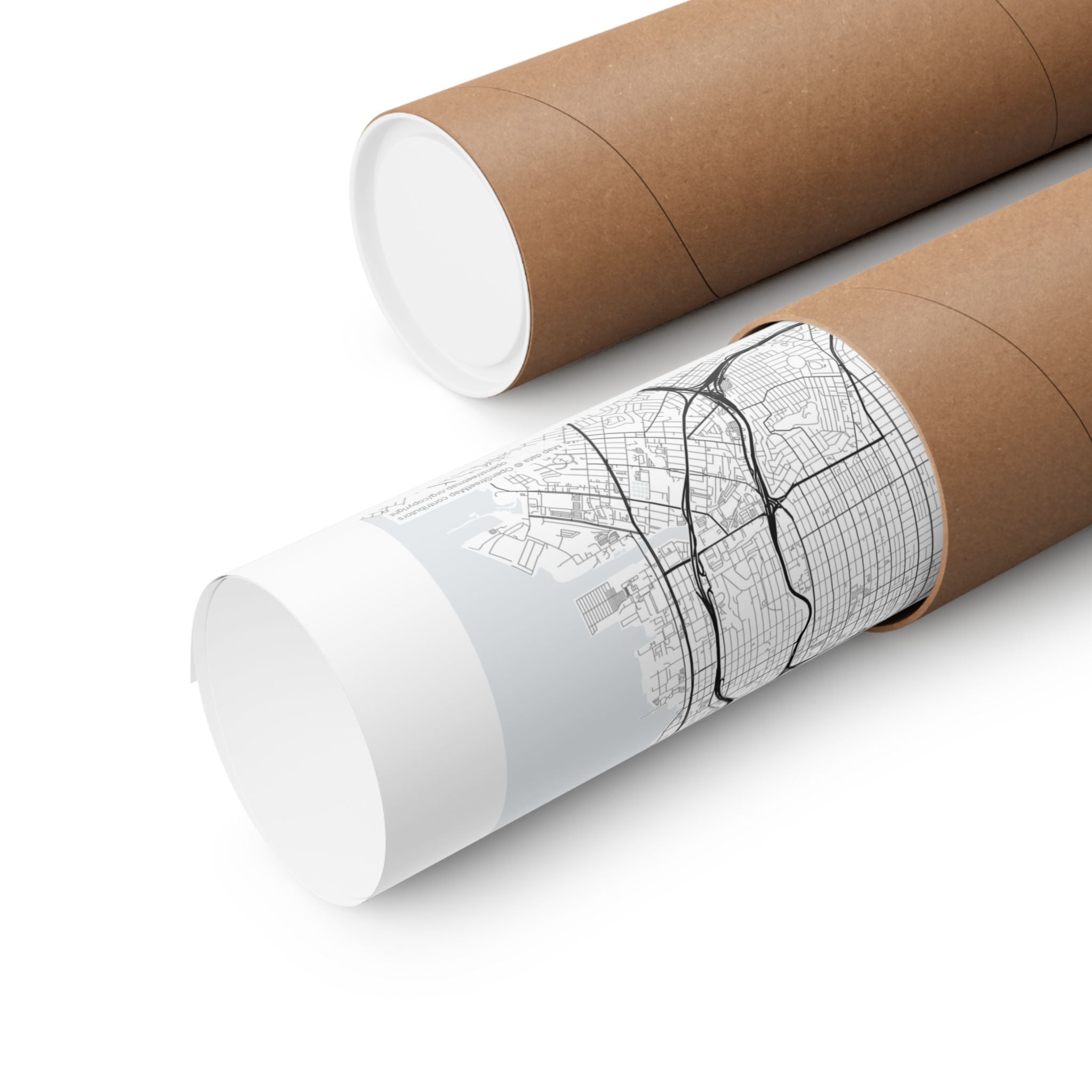 San Francisco, California City Map Print — Minimalist Street Map Wall Art