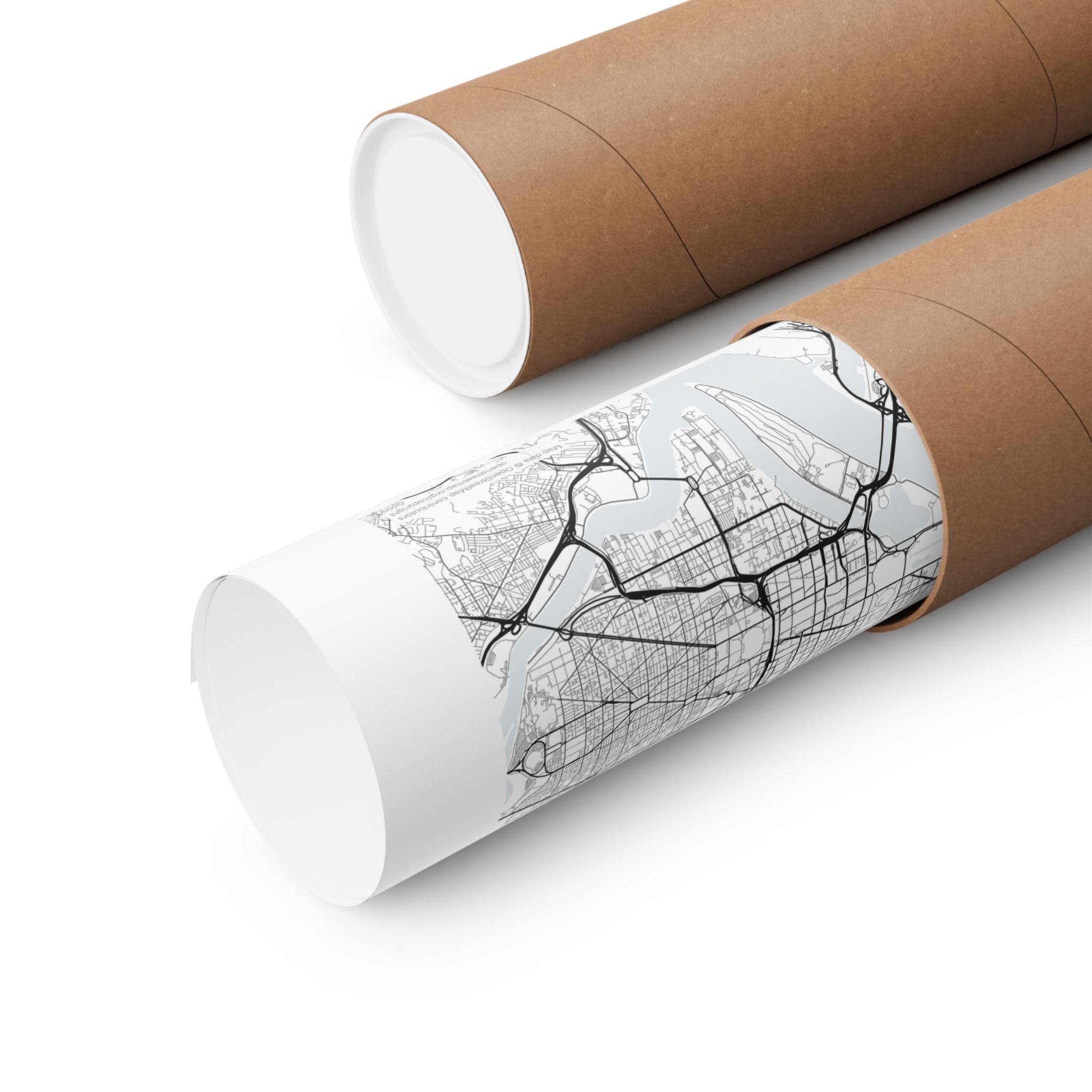 Washington, District of Columbia City Map Print — Minimalist Street Map Wall Art